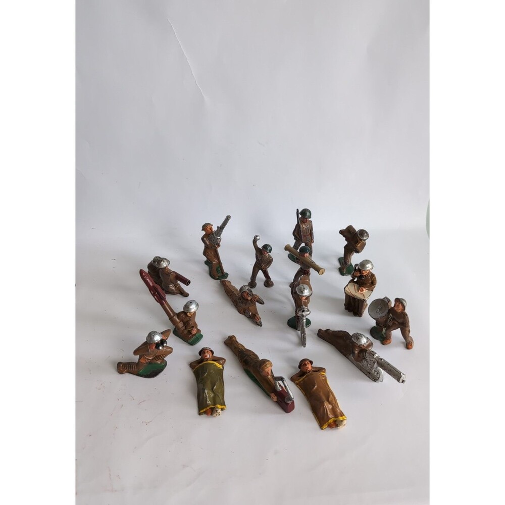 Large Lot VINTAGE Barclay & Manoil Lead Toy Soldiers